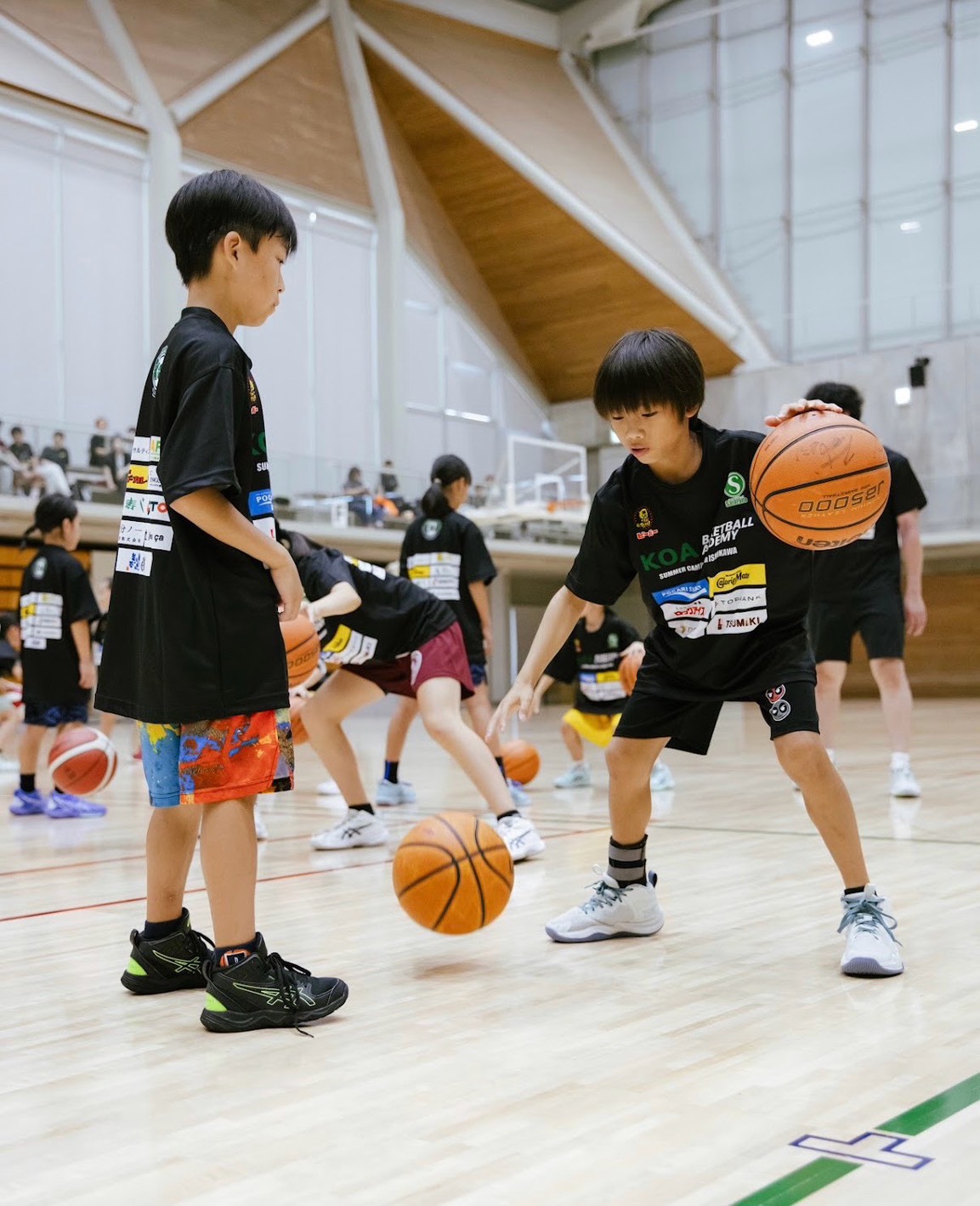 KOAバスケットアカデミー2026 石川 D.D CREST協賛ボード