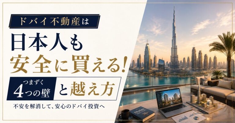 ドバイ不動産日本人のアイキャッチ画像