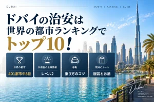 ドバイの治安は世界の都市ランキングでトップ10！渡航前の注意点